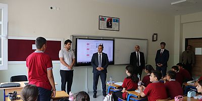 Keban Kaymakamı Onur Musa Coşkun Ortaokulunu inceledi