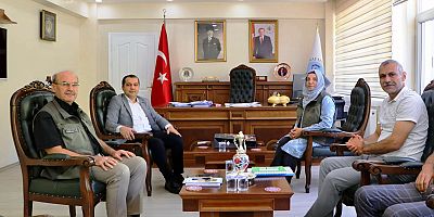 Keban Kaymakamı Onur'u Elazığ Doğa Koruma ve Milli Parklar Müdürü Gündoğdu ziyaret etti