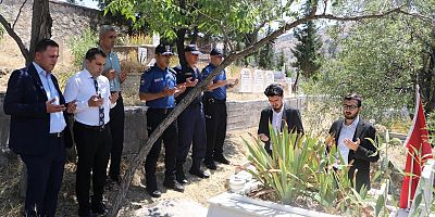 Keban Kaymakamı Onur ve Belediye Başkanı Doğan Kabir ve Şehit ailesini ziyaret etti