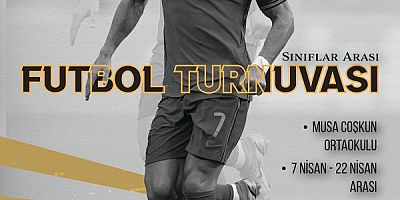Keban Musa Coşkun Ortaokulunda sınıflar arası futbol turnuvası başladı