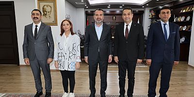 Keban MYO Yönetimi Şahin Şerifoğulları'nı ziyaret etti