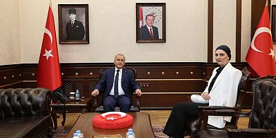 Keban Cumhuriyet Savcısı Gülnur Cansın Vali Hatipoğlu'nu ziyaret etti