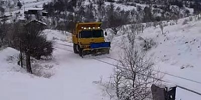 Keban Ulupınar-Sağdıçlar  yolunda Kar Temizleme sevinci