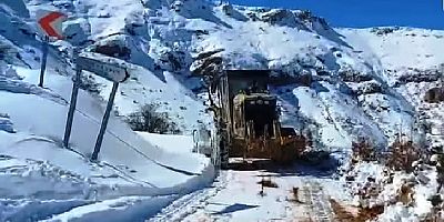 Keban Yukarı Kuşçu Köyü yolu açıldı