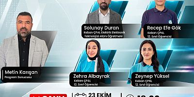 Kebanlı  Başarılı Öğrenciler  Projelerini  Yarın Akşam Kanal Fırat'ta anlatacaklar