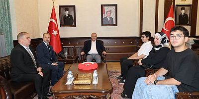 LGS TÜRKİYE 1.Sİ KEBANLI SEFA FIRAT ELAZIĞ VALİSİ HATİPOĞLU'NU ZİYARET ETTİ