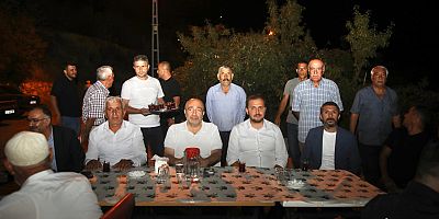 Milletvekili Ejder Açıkkapı Başkan Selmanoğlu Akşam Keban Piran Köylerinde Toplantı yaptı