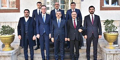 MV.KELEŞ VE KEBAN İL GENEL MECLİS ÜYESİ CAN BÖLGE MÜDÜRÜ GÜNEŞ’İ ZİYARET ETTİ