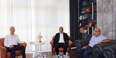 PROF. DR. TÜRKOĞLU, BAŞKAN ALAN’I ZİYARET ETTİ