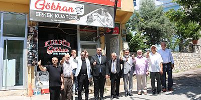 SAADET PARTİSİ İL BAŞKANI YÜKSEL PARTİSİNİN PERTEK KONGRESİNE KATILDI