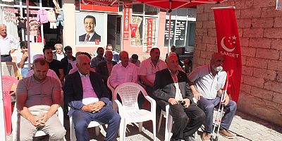 Saadet Partisi Keban 9. Olağan Kongresinde İlçe Başkanlığına Mehmet Fırat seçildi