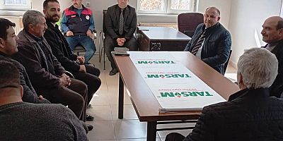 TARSİM'den Keban ve Ağın'lı çiftçilere bilgilendirme