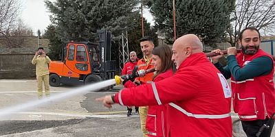 Türk Kızılayı Elazığ'da “Orman Yangınlarına Müdahale Eğitimi” aldı.