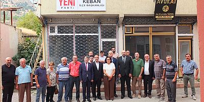 Yeni Parti Bursa Milletvekili  Pala ve  Yeni Parti Kocaeli Milletvekili Kanko Keban'ı ziyaret etti