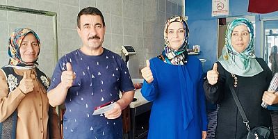 Yeniden Refah Partisi, Kadın Kolları Keban'da esnafı ziyaret etti