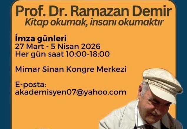 Yazarımız Prof.Dr.Ramazan Demir Kepez Kitap Fuarında